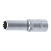 BGS Steckschlüssel-Einsatz Zwölfkant, tief 10662, Antrieb Innenvierkant 12,5 mm (1/2"), SW 12 mm