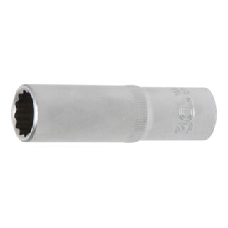 BGS Steckschlüssel-Einsatz Zwölfkant, tief 10682, Antrieb Innenvierkant 12,5 mm (1/2"), SW 15 mm