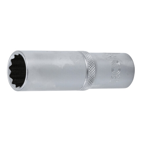 BGS Steckschlüssel-Einsatz Zwölfkant, tief 10684, Antrieb Innenvierkant 12,5 mm (1/2"), SW 17 mm