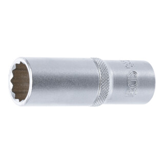 BGS Steckschlüssel-Einsatz Zwölfkant, tief 10685, Antrieb Innenvierkant 12,5 mm (1/2"), SW 18 mm
