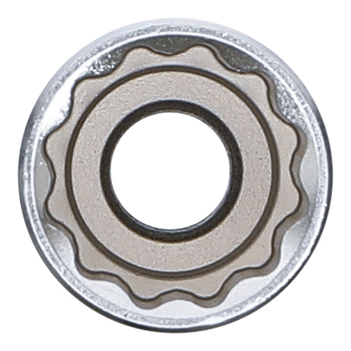 BGS Steckschlüssel-Einsatz Zwölfkant, tief 10687, Antrieb Innenvierkant 12,5 mm (1/2"), SW 22 mm