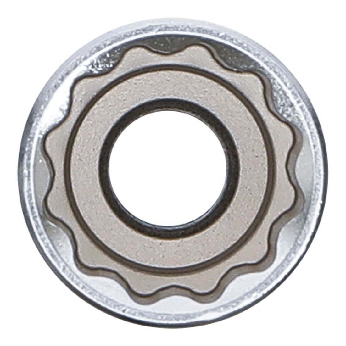 BGS Steckschlüssel-Einsatz Zwölfkant, tief 10687, Antrieb Innenvierkant 12,5 mm (1/2"), SW 22 mm