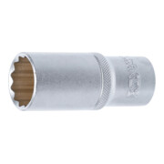 BGS Steckschlüssel-Einsatz Zwölfkant, tief 10688, Antrieb Innenvierkant 12,5 mm (1/2"), SW 24 mm