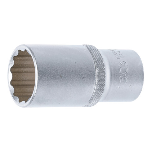 BGS Steckschlüssel-Einsatz Zwölfkant, tief 10689, Antrieb Innenvierkant 12,5 mm (1/2"), SW 28 mm
