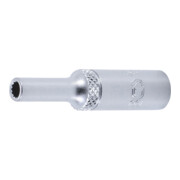 BGS Steckschlüssel-Einsatz Zwölfkant, tief 10702, Antrieb Innenvierkant 6,3 mm (1/4"), SW 4 mm