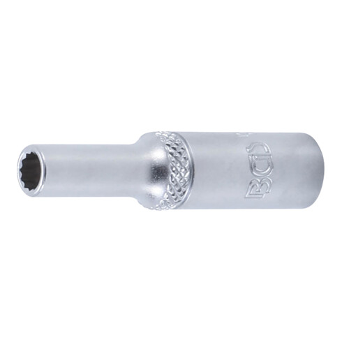 BGS Steckschlüssel-Einsatz Zwölfkant, tief 10704, Antrieb Innenvierkant 6,3 mm (1/4"), SW 5 mm