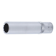 BGS Steckschlüssel-Einsatz Zwölfkant, tief 10708, Antrieb Innenvierkant 6,3 mm (1/4"), SW 8 mm