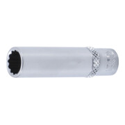 BGS Steckschlüssel-Einsatz Zwölfkant, tief 10709, Antrieb Innenvierkant 6,3 mm (1/4"), SW 9 mm