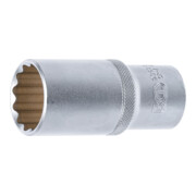 BGS Steckschlüssel-Einsatz Zwölfkant, tief 9363, Antrieb Innenvierkant 12,5 mm (1/2"), SW 27 mm