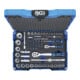 BGS Steckschlüssel-Satz 6,3 mm (1/4 Zoll) / 12,5 mm (1/2 Zoll) im Systemkoffer BGS systainer® 65 teilig