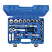 BGS Steckschlüssel-Satz Antrieb 12,5 mm (1/2 Zoll) Zollgrößen 27 teilig-4