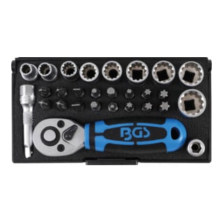 BGS Steckschlüssel-Satz Antrieb 6,3 mm 28-tlg.