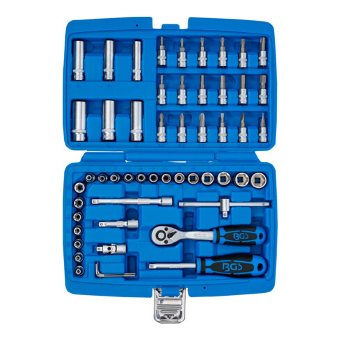 BGS Steckschlüssel-Satz Antrieb 6,3 mm 53-tlg.