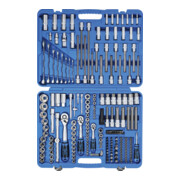 BGS Steckschlüssel-Satz Sechskant Antrieb 6,3 mm (1/4 Zoll) / 10 mm (3/8 Zoll) / 12,5 mm (1/2 Zoll) 214 teilig-4