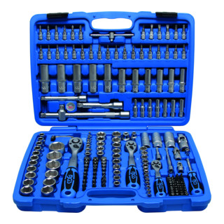 BGS Steckschlüssel-Satz Sechskant Antrieb 6,3 mm / 10 mm / 12,5 mm 192-tlg.