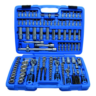 BGS Steckschlüssel-Satz Wellenprofil Antrieb 6,3 mm / 10 mm / 12,5 mm 192-tlg.
