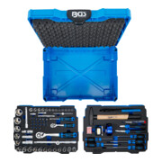 BGS Steckschlüssel- und Hammer-, Zangen-, Schraubendreher-Satz | 6,3 mm (1/4") / 12,5 mm (1/2") | BGS systainer® | 77-tlg.-2