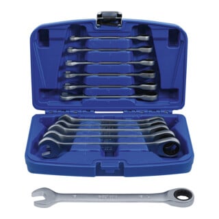 BGS steek-ringratelsleutelset SW 8 - 19 mm 12 delig