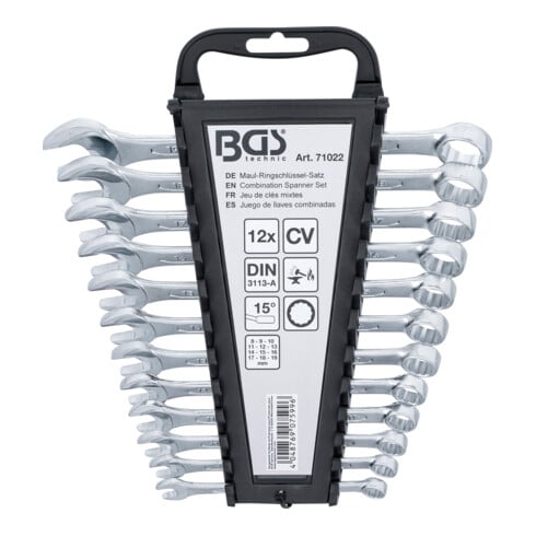 BGS Steekringsleutelset | 8 - 19 mm | 12-dlg.
