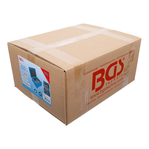 BGS Steeksleutel-, hamer-, tang- en schroevendraaierset, 6,3 mm (1/4") / 12,5 mm (1/2"), BGS systainer®, 77-dlg.