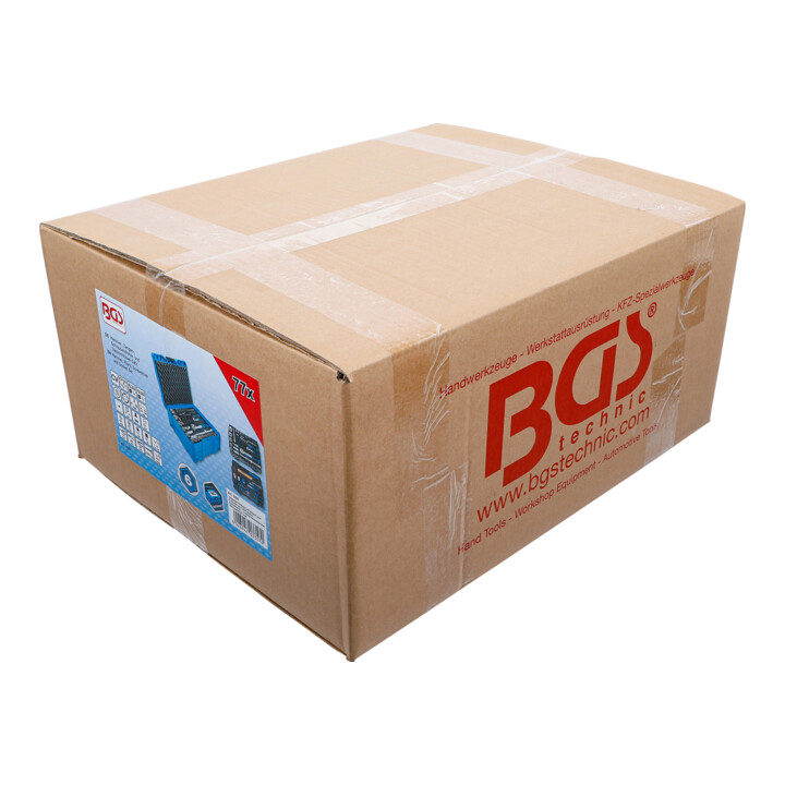 BGS Steeksleutel-, hamer-, tang- en schroevendraaierset, 6,3 mm (1/4") / 12,5 mm (1/2"), BGS systainer®, 77-dlg.