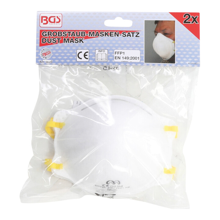 BGS Stofmasker | 2-dlg.
