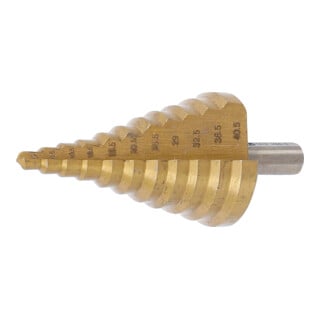 BGS Stufenbohrer titannitriert Ø 6 - 40,5 mm