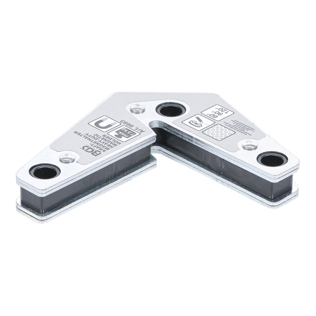 BGS Supporto magnetico, forma a L, 9 kg