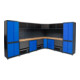 BGS Système d'armoire murale, atelier, bois, 8 modules-1
