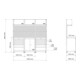 BGS Système mural de rangement, pack de démarrage, bois, 3 modules