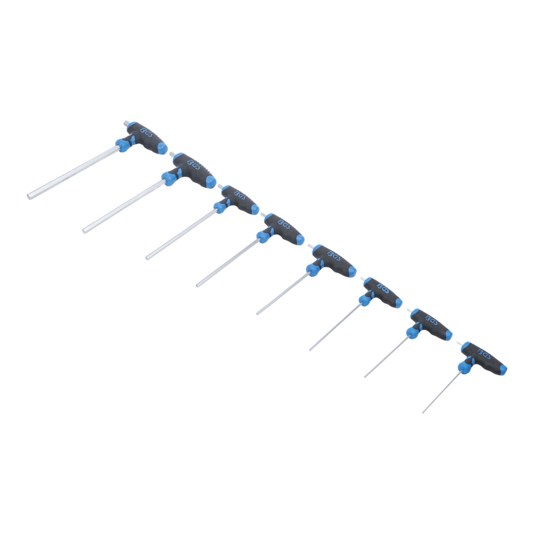 BGS T-greep steeksleutelset binnenzeskant 2 - 10 mm 8 delig