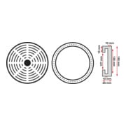 BGS Tampon pour pont élévateur Ø 150 mm, 6478-3