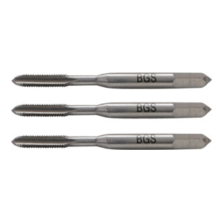 BGS Tap Set Voor-, Midden- en na-snijderpen M3 x 0.5, 3 dlg.