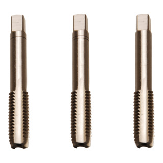 BGS tapenset voorsnijder, centreerkraan en afwerkkraan M12 x 1,75, 3 dlg.