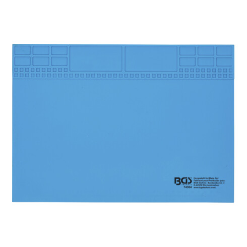 BGS Tapis de travail en silicone, magnétique, 350 x 245 x 3 mm