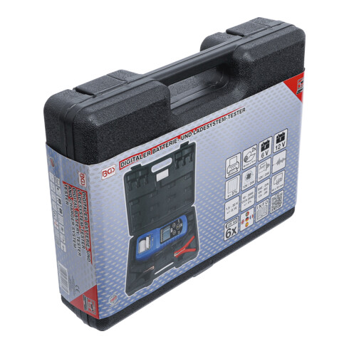 BGS Tester digitale per batterie e sistemi di ricarica con stampante