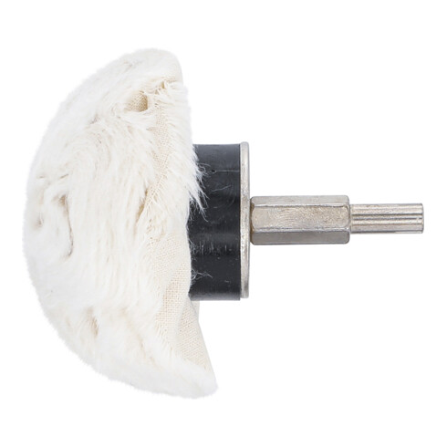 BGS Testina lucidatrice, forma a fungo, attacco esagonale esterno 6,3 mm (1/4")