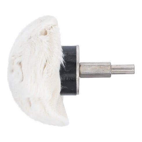 BGS Tête de polissage, forme champignon, entraînement hexagonal extérieur 6,3 mm (1/4")