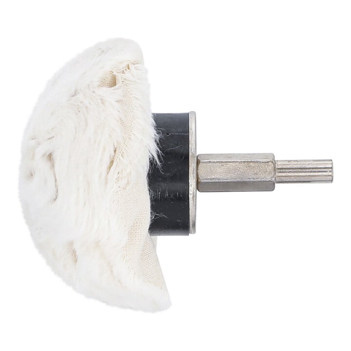 BGS Tête de polissage, forme champignon, entraînement hexagonal extérieur 6,3 mm (1/4")