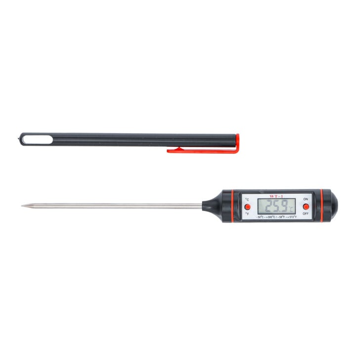 BGS Thermomètre numérique avec sonde en acier inoxydable