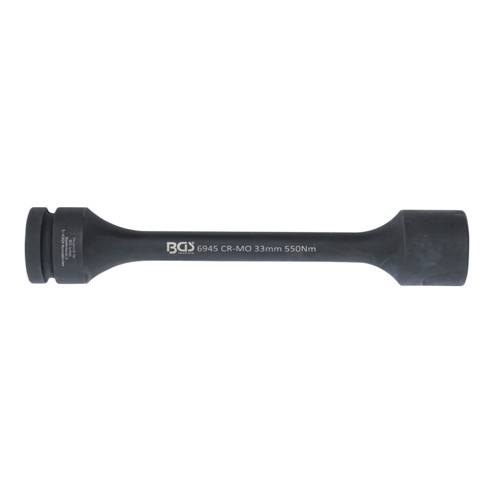 BGS torsie-krachtdop inzet zeskantaandrijving vierkantaandrijving 25 mm (1") SW 33 mm 550 Nm