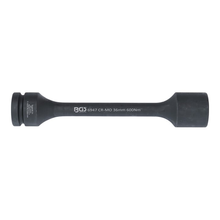BGS torsie-krachtdop inzet zeskantaandrijving vierkantaandrijving 25 mm (1") SW 36 mm 600 Nm