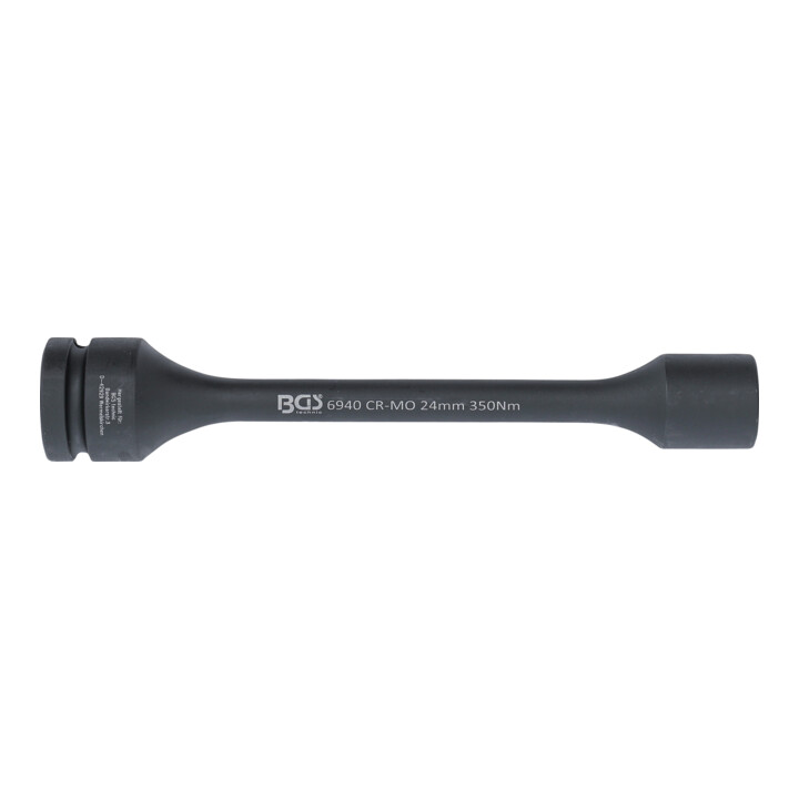 BGS Torsions-Kraft-Steckschlüssel-Einsatz Sechskant Antrieb Innenvierkant 25 mm (1") SW 24 mm 350 Nm
