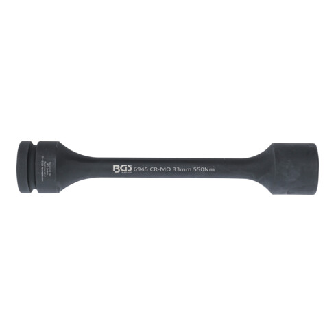 BGS Torsions-Kraft-Steckschlüssel-Einsatz Sechskant Antrieb Innenvierkant 25 mm (1") SW 33 mm 550 Nm