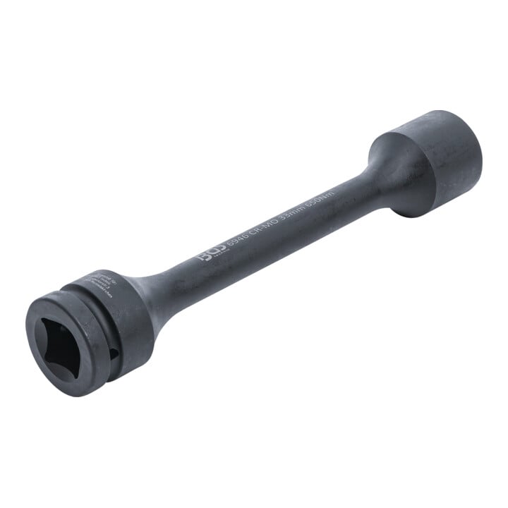BGS Torsions-Kraft-Steckschlüssel-Einsatz Sechskant Antrieb Innenvierkant 25 mm (1") SW 33 mm 650 Nm