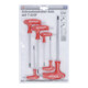 BGS Tournevis avec poignée en T profil en T (pour TX) avec perçage frontal T10 - T40 6 pièces