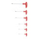 BGS Tournevis avec poignée en T profil en T (pour TX) avec perçage frontal T10 - T40 6 pièces