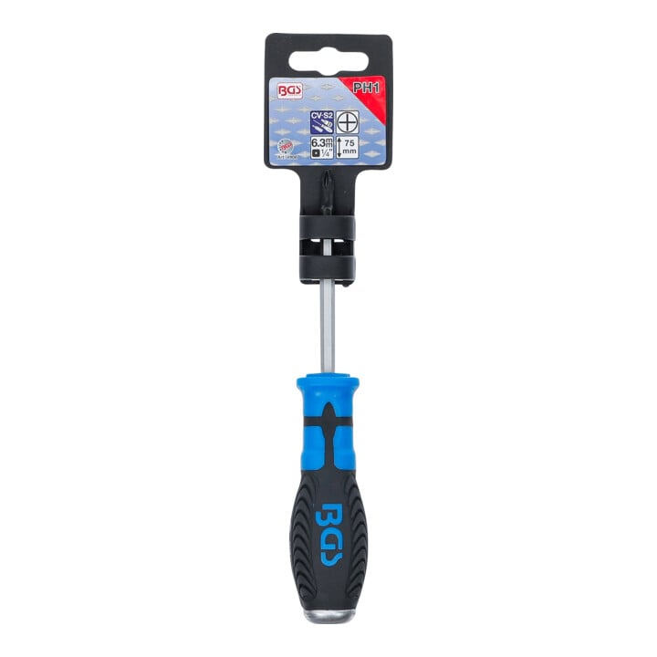 BGS Tournevis cruciforme PH1 longueur de la lame 75 mm