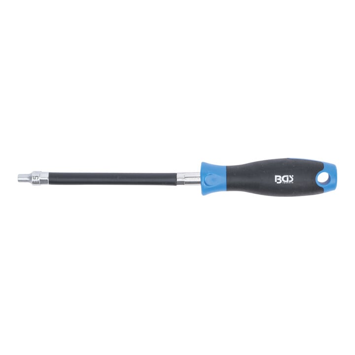 BGS Tournevis flexible avec poignée ronde profil E 5 longueur de lame 150 mm