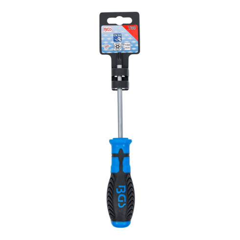 BGS Tournevis profil T (pour Torx) avec perçage T30 longueur de la lame 100 mm